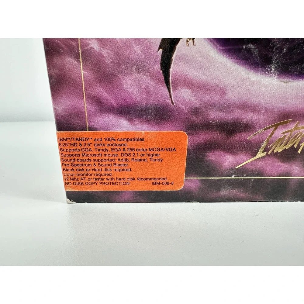 The Bard's Tale Construction Set IBM PC 1991 Interplay Big Box